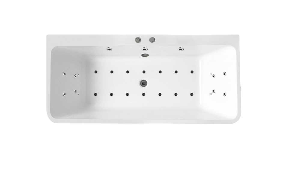 Florence Back to Wall Spa in Black