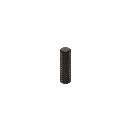 Momo Graf Knurled Cylinder 10mm in Brushed Black
