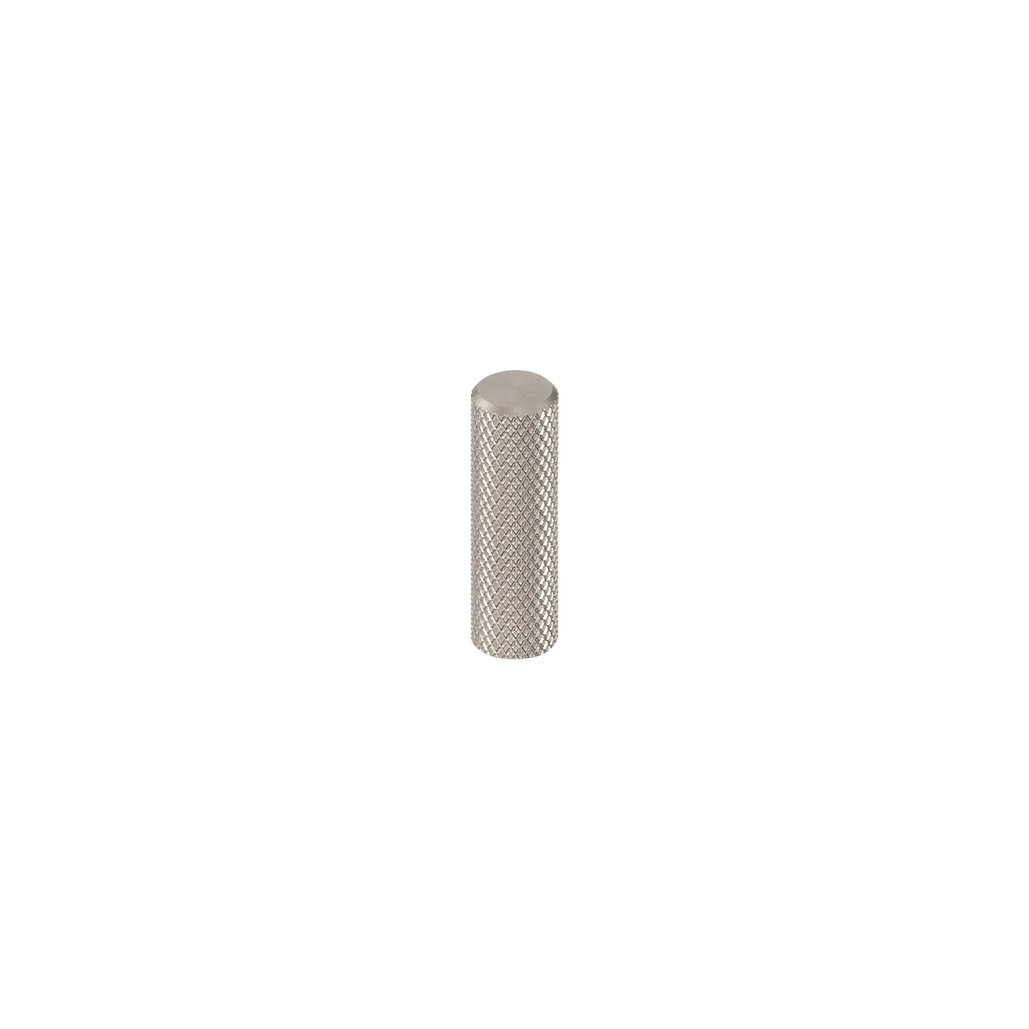 Momo Graf Knurled Cylinder 10mm in Dull Brushed Nickel