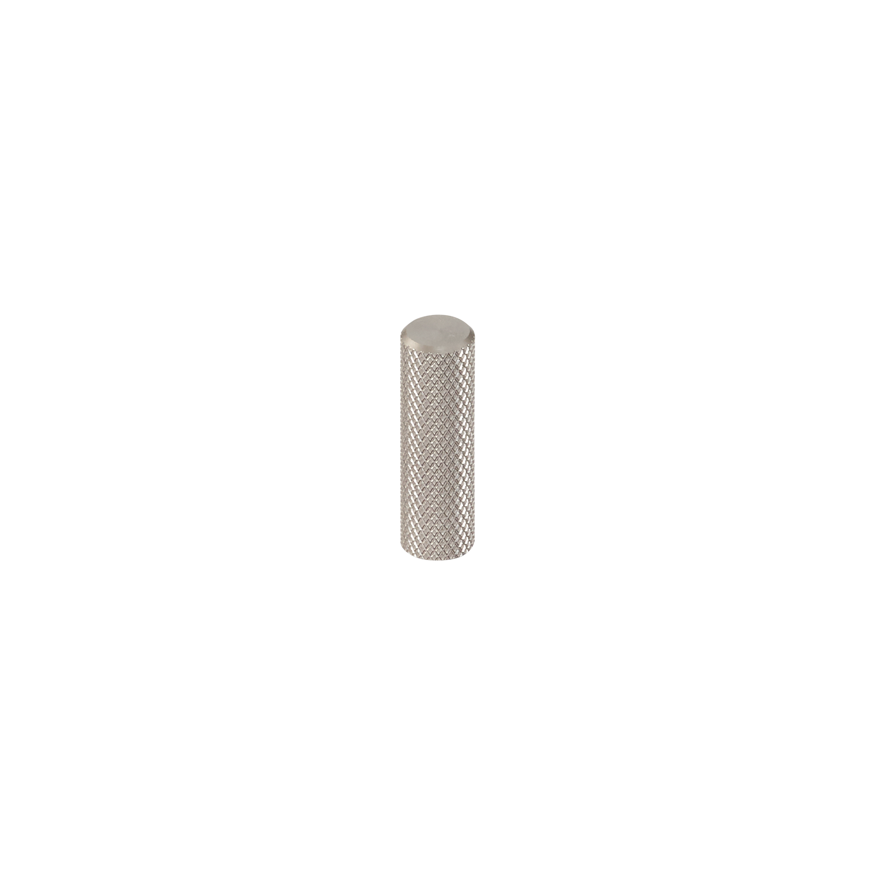 Momo Graf Knurled Cylinder 10mm in Dull Brushed Nickel