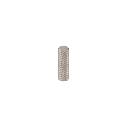 Momo Graf Knurled Cylinder 10mm in Dull Brushed Nickel