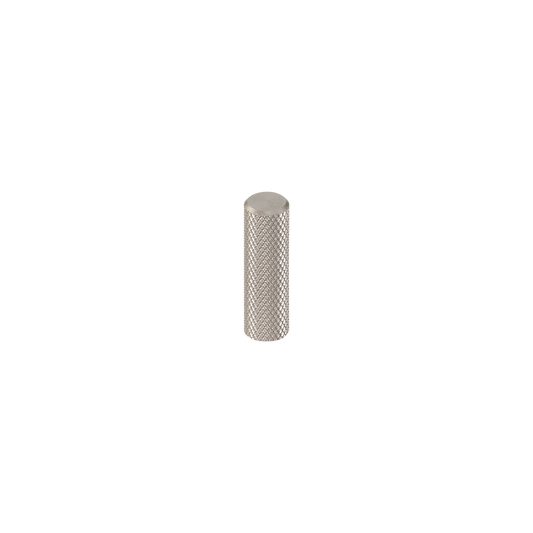 Momo Graf Knurled Cylinder 10mm in Dull Brushed Nickel