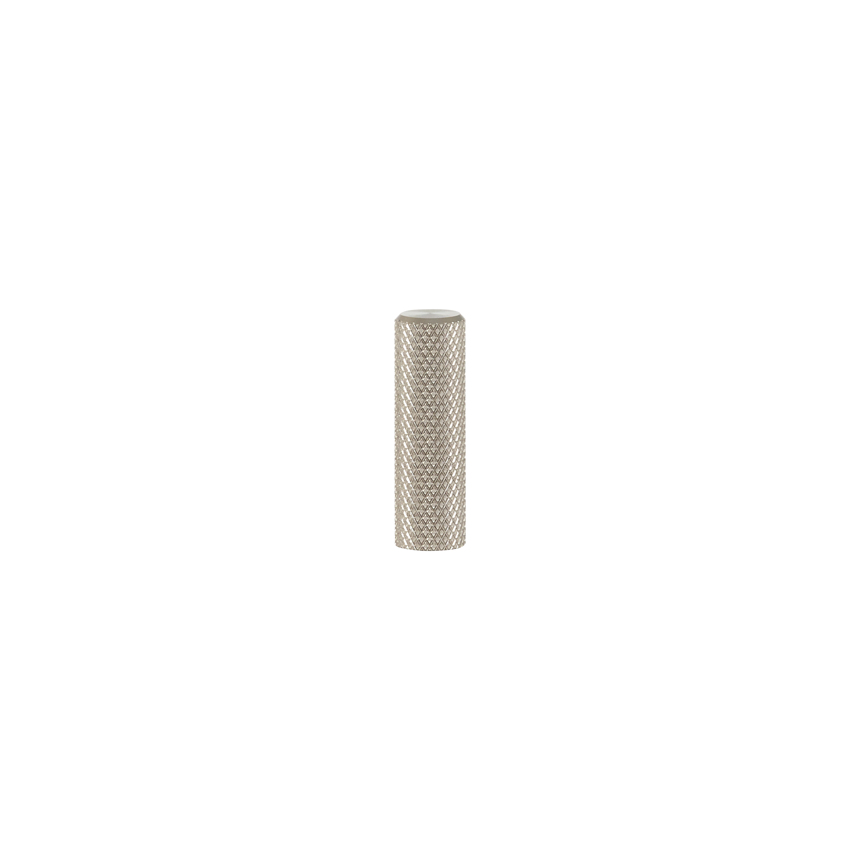 Momo Graf Knurled Cylinder 10mm in Dull Brushed Nickel (2)