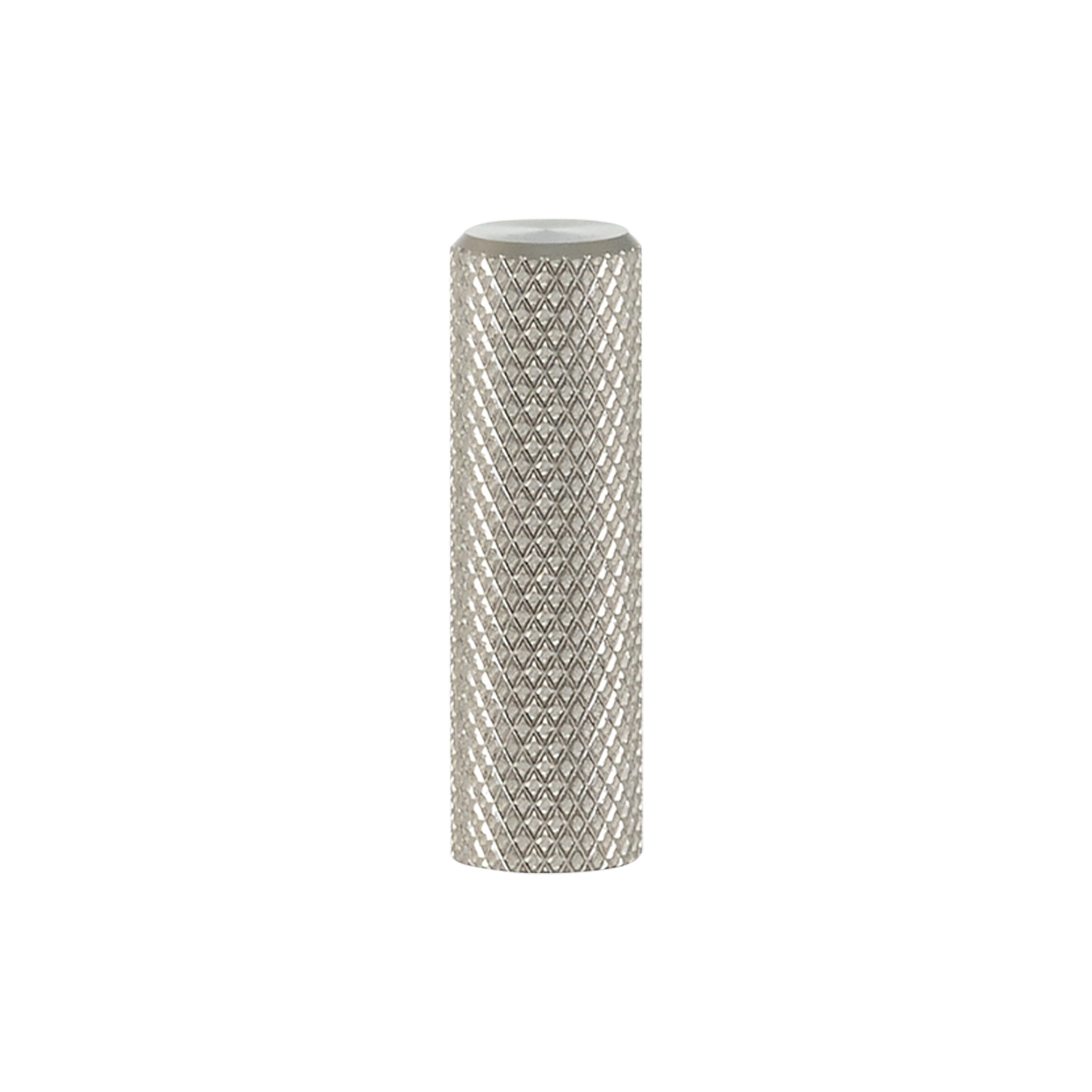 Momo Graf Knurled Cylinder 10mm in Dull Brushed Nickel (1)