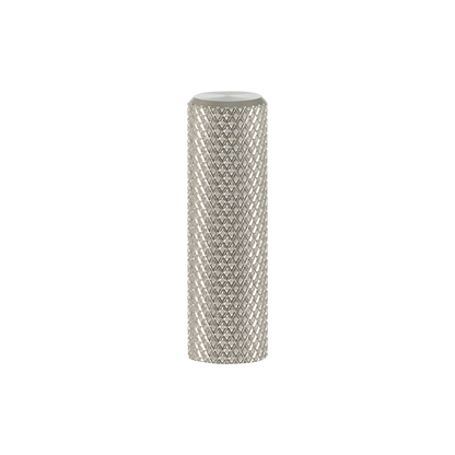 Momo Graf Knurled Cylinder 10mm in Dull Brushed Nickel (1)