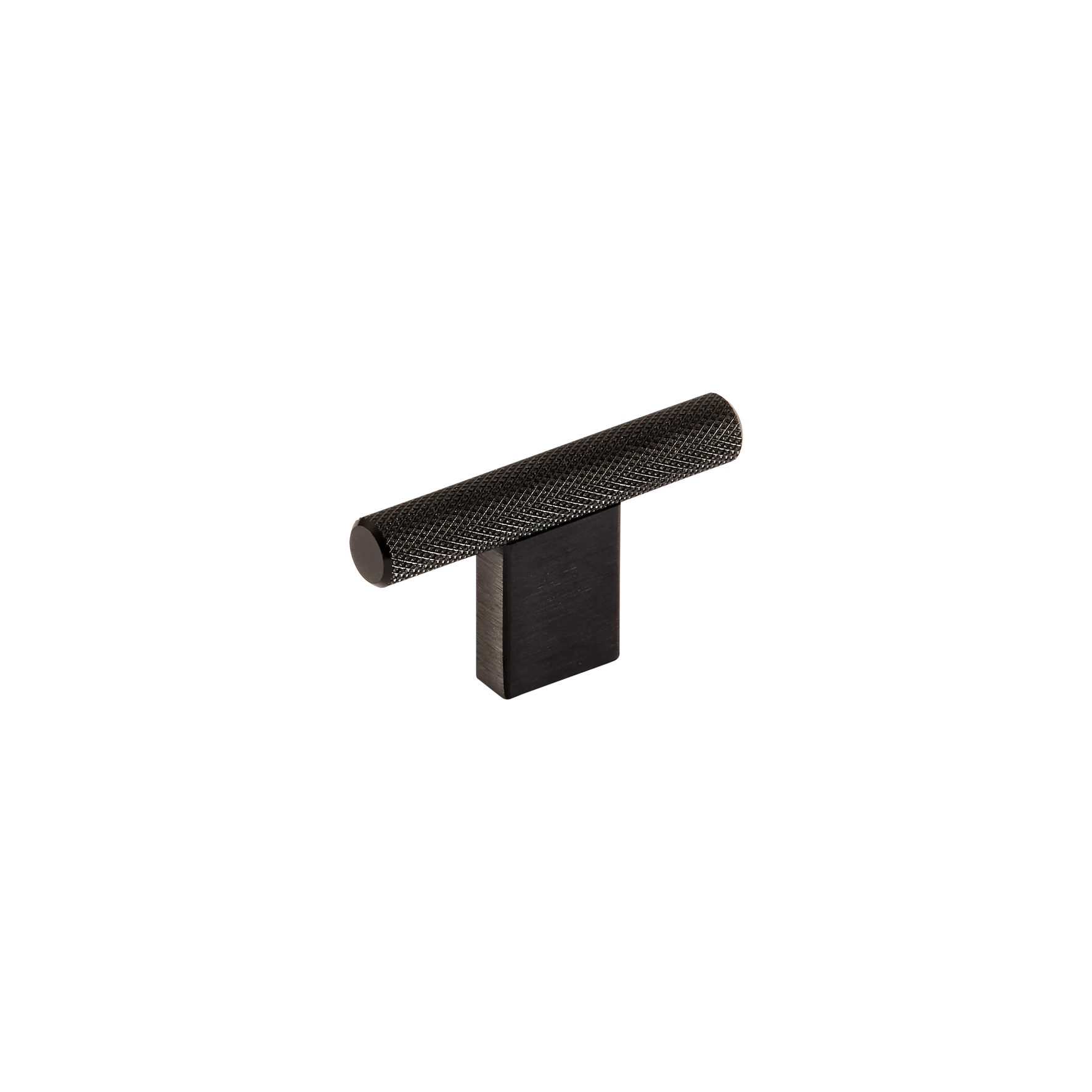 Momo Graf Knurled T Knob 60mm in Brushed Black