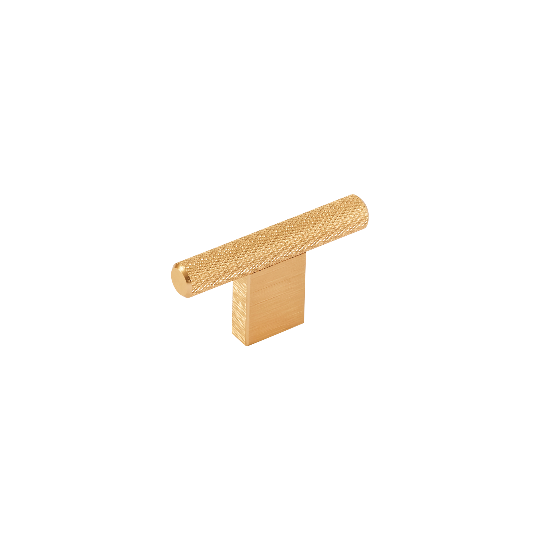 Momo Graf Knurled T Knob 60mm in Brushed Dark Brass