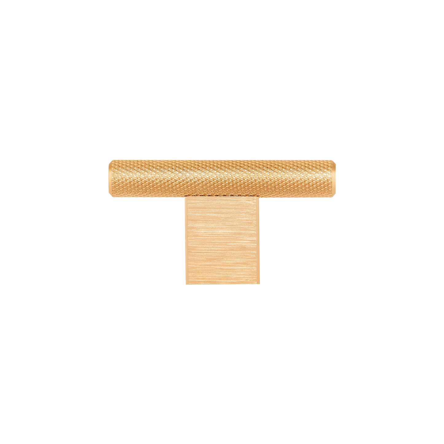 Momo Graf Knurled T Knob 60mm in Brushed Dark Brass (1)