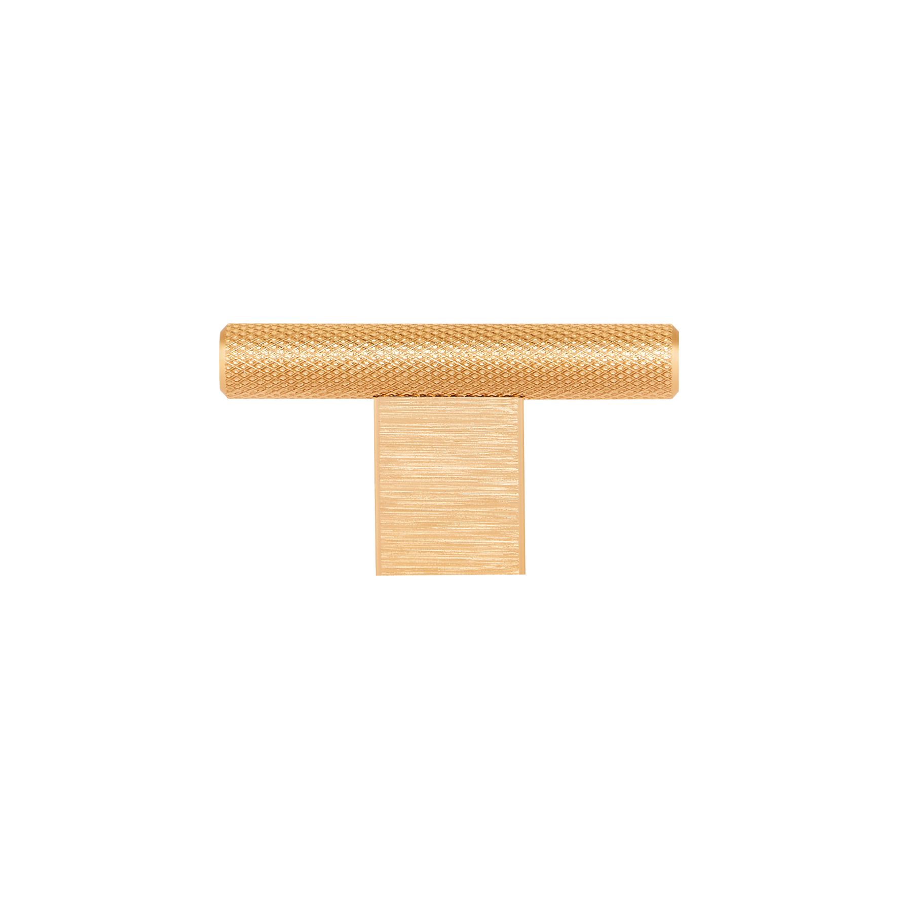 Momo Graf Knurled T Knob 60mm in Brushed Dark Brass (1)