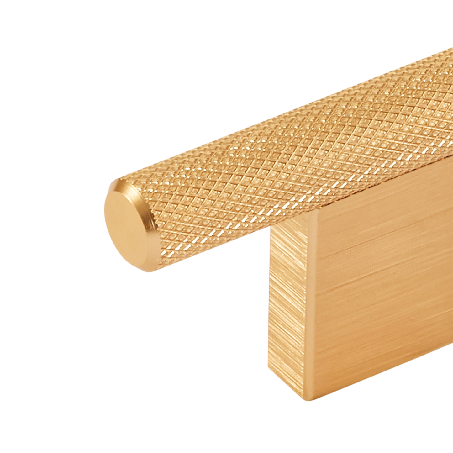 Momo Graf Knurled T Knob 60mm in Brushed Dark Brass (2)