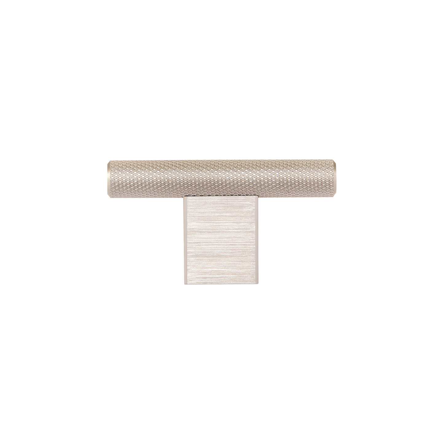 Momo Graf Knurled T Knob 60mm in Dull Brushed Nickel (1)
