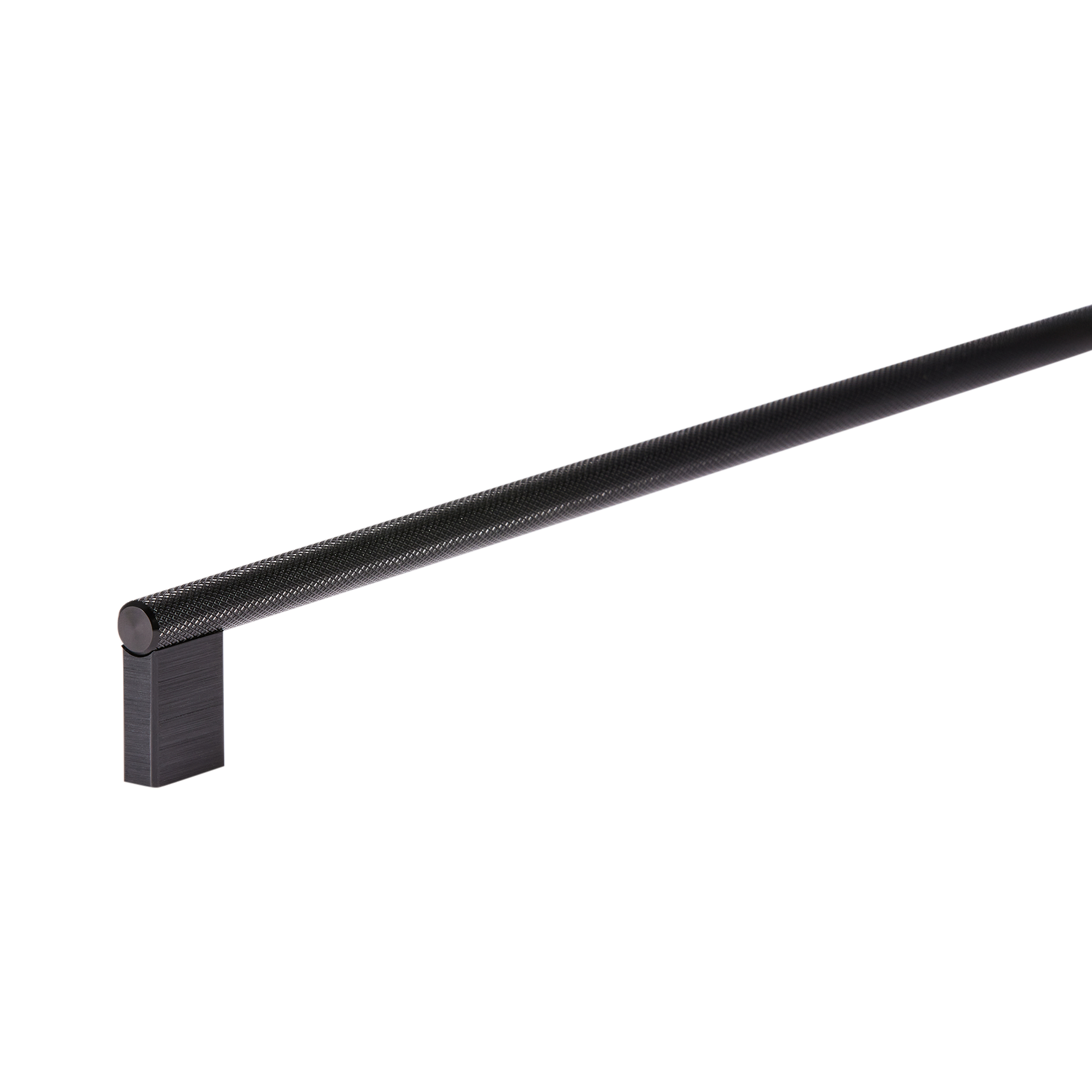 Momo Graf Knurled D Handle 1178mm in Brushed Black (2)
