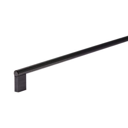 Momo Graf Knurled D Handle 1178mm in Brushed Black (2)