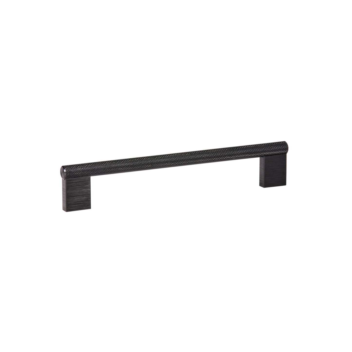 Momo Graf Knurled D Handle 160mm in Brushed Black