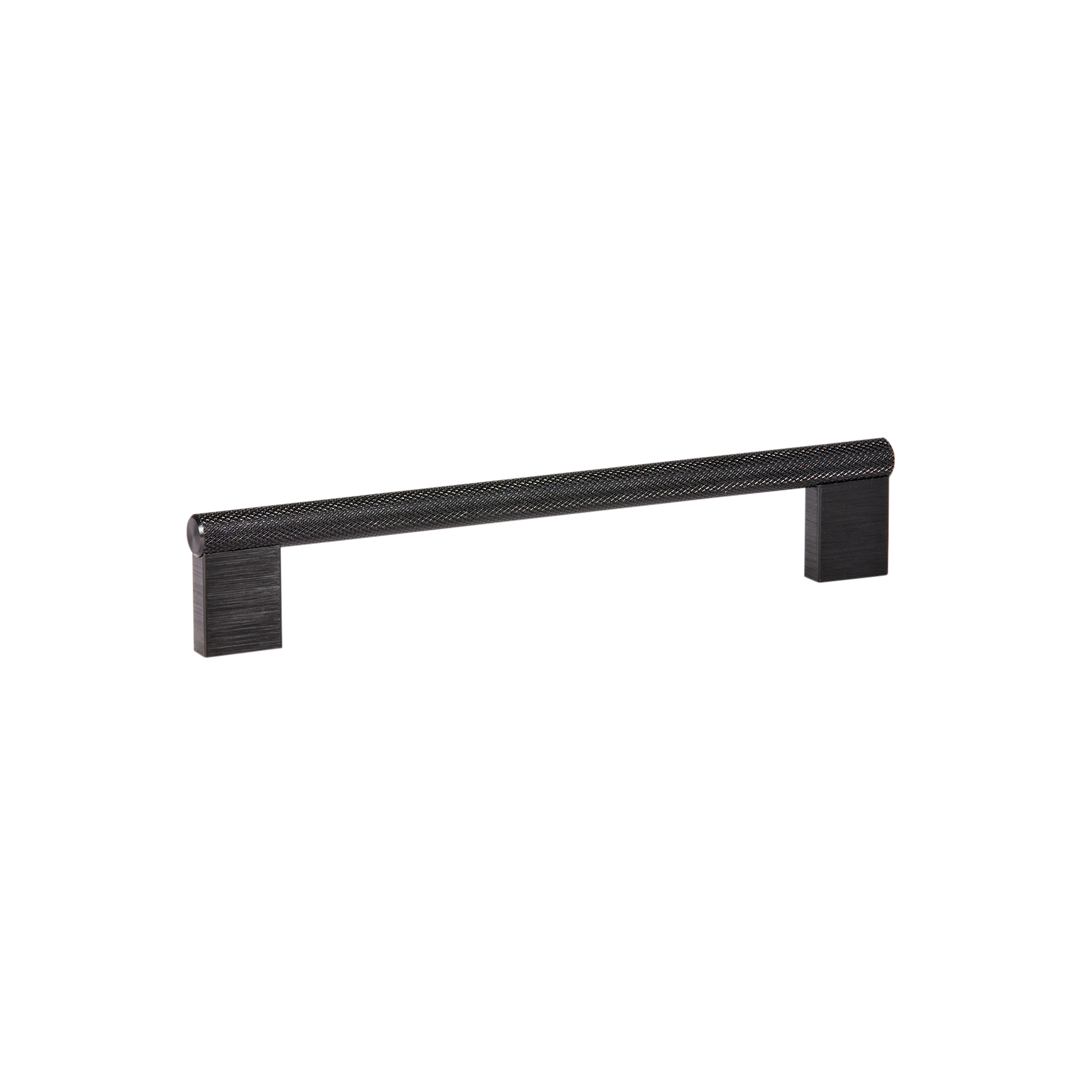 Momo Graf Knurled D Handle 160mm in Brushed Black