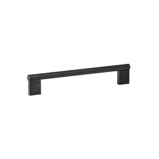 Momo Graf Knurled D Handle 160mm in Brushed Black