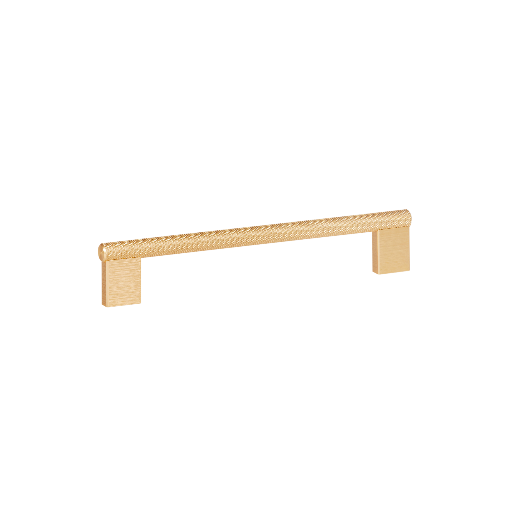 Momo Graf Knurled D Handle 160mm in Brushed Dark Brass