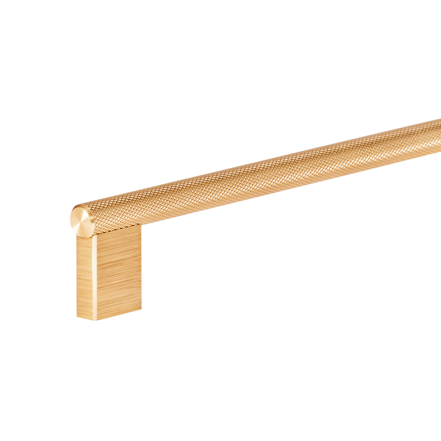 Momo Graf Knurled D Handle 160mm in Brushed Dark Brass (2)
