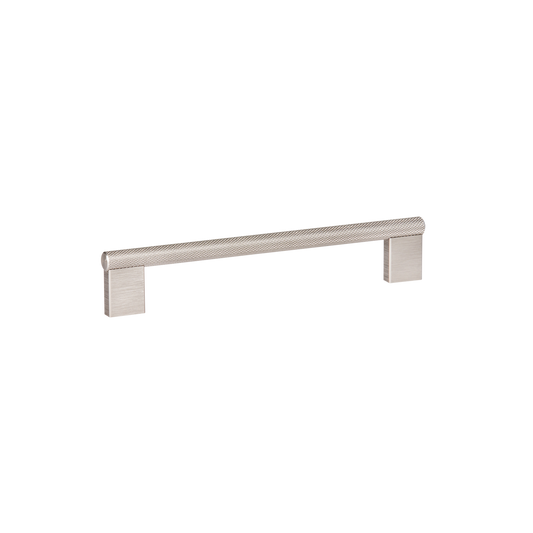 Momo Graf Knurled D Handle 160mm in Dull Brushed Nickel
