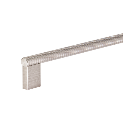 Momo Graf Knurled D Handle 160mm in Dull Brushed Nickel (2)