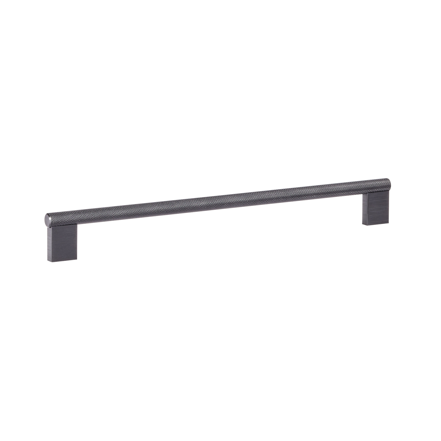 Momo Graf Knurled D Handle 256mm in Brushed Black
