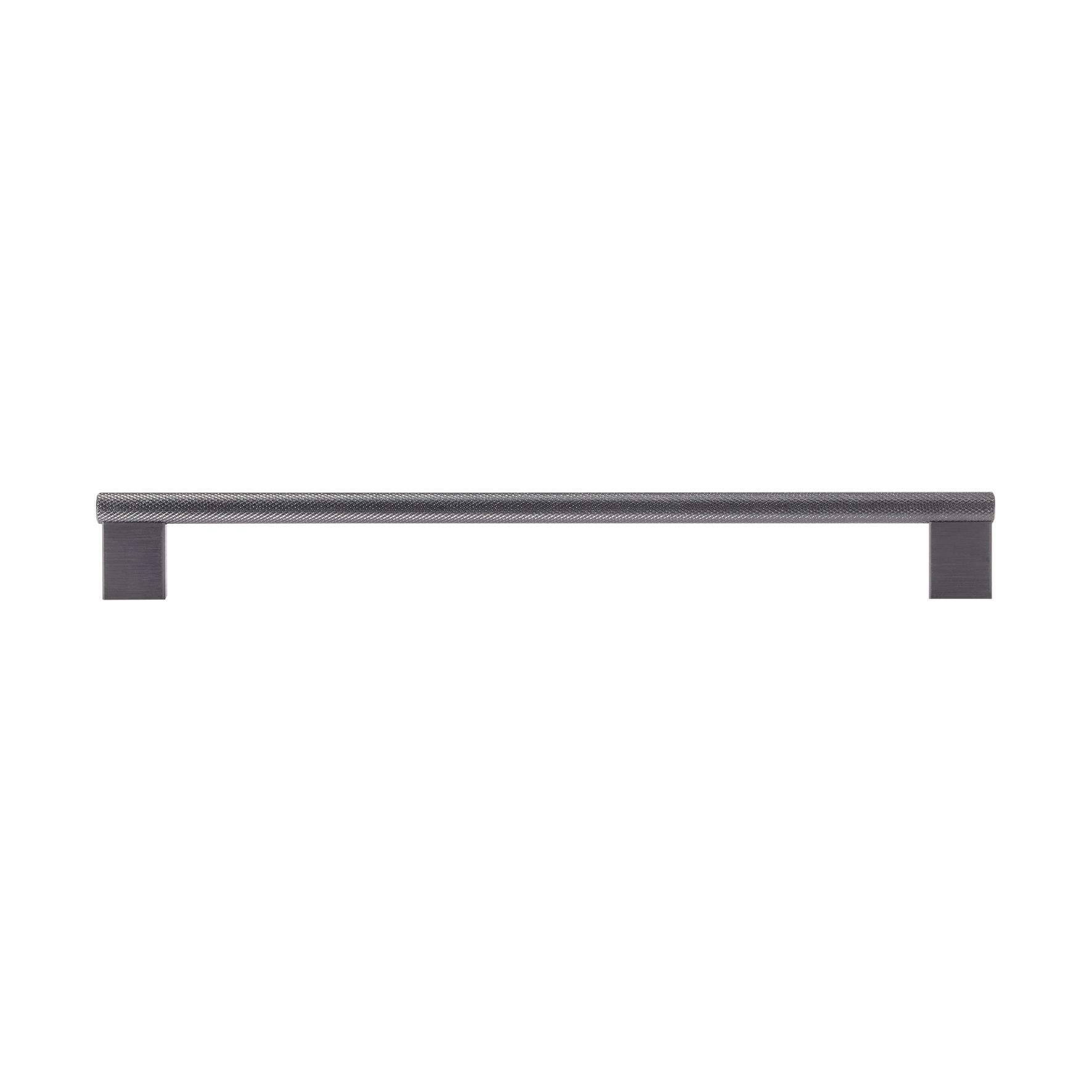 Momo Graf Knurled D Handle 256mm in Brushed Black (1)