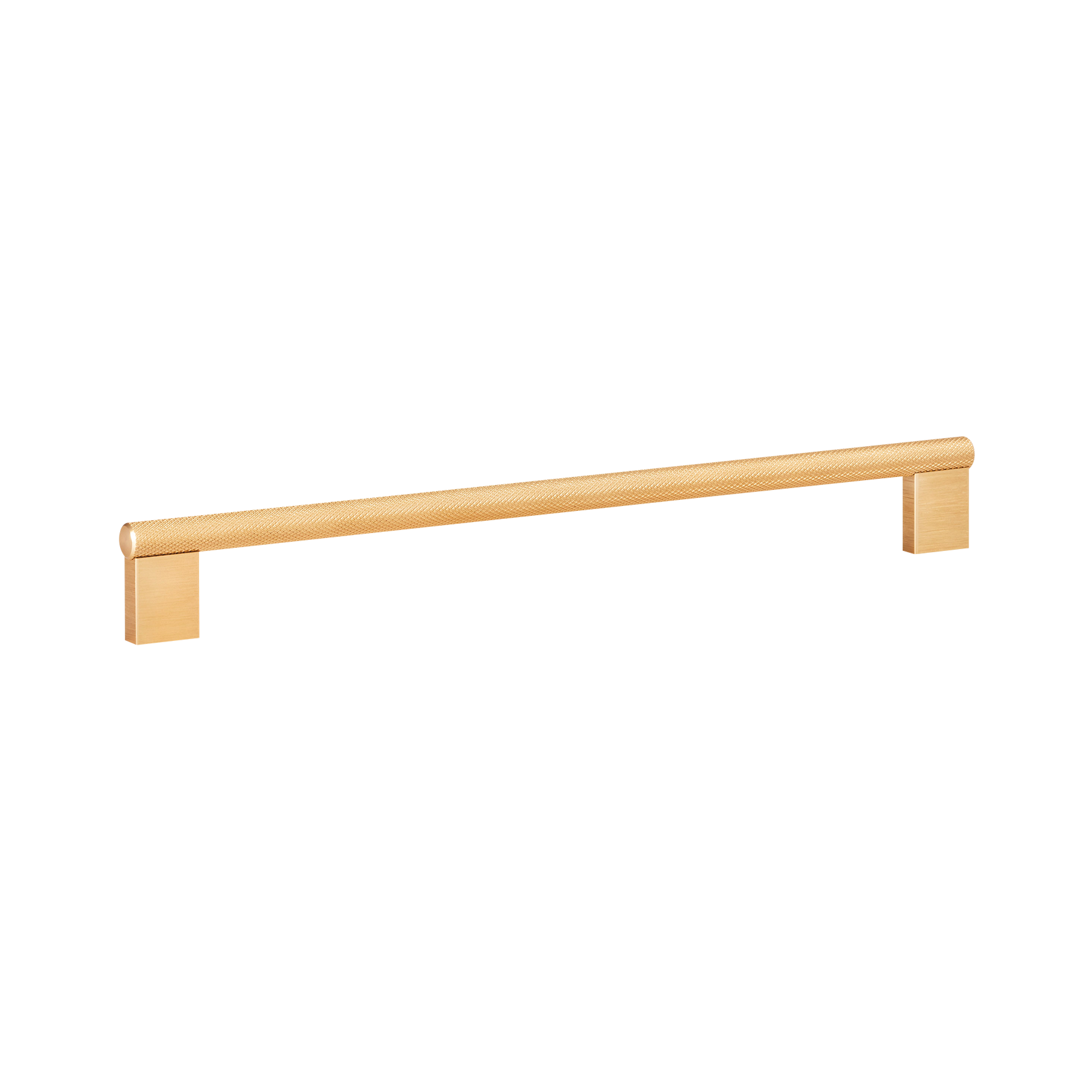 Momo Graf Knurled D Handle 256mm in Brushed Dark Brass