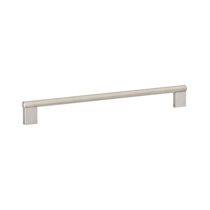 Momo Graf Knurled D Handle 256mm in Dull Brushed Nickel