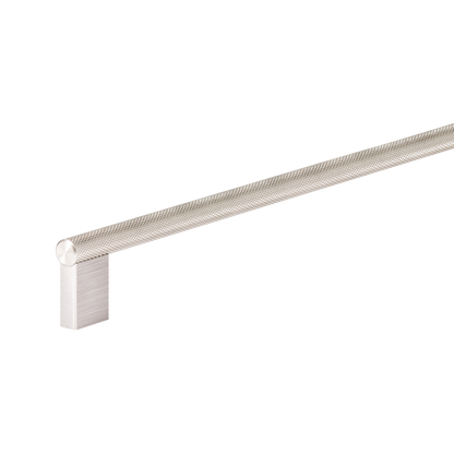 Momo Graf Knurled D Handle 256mm in Dull Brushed Nickel (2)