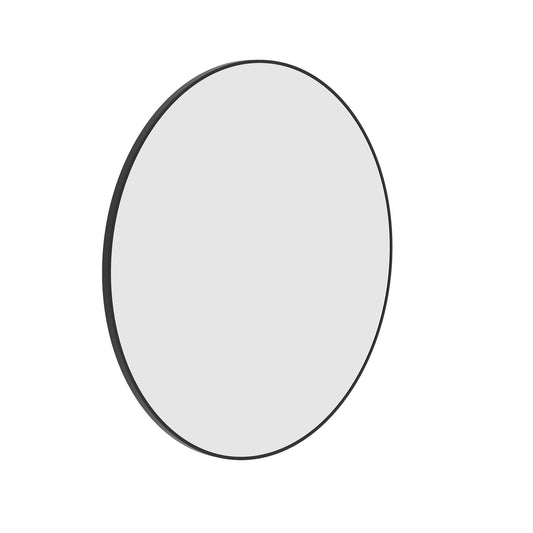 Georgia Round Black Framed Mirror - 900mmØ