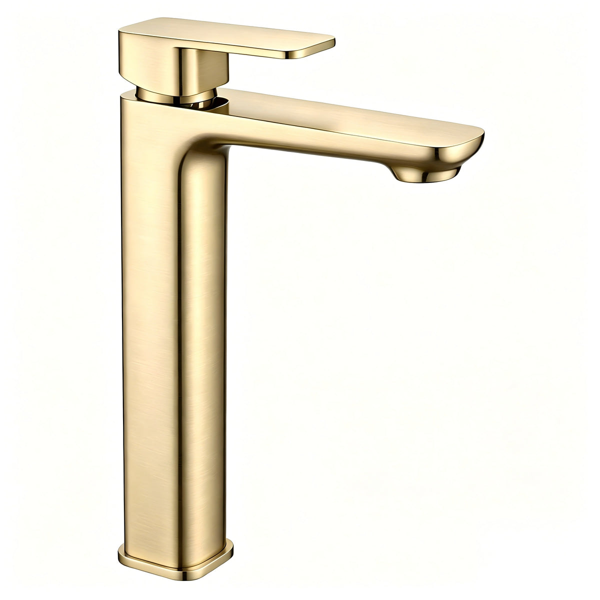 Solace Tall Basin Mixer in Brushed Aurum