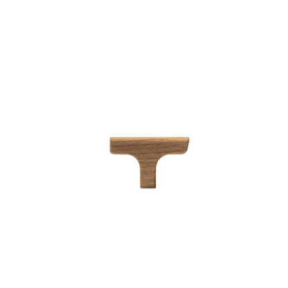 Momo Hinoki Wood T Knob 60mm in Oak (1)