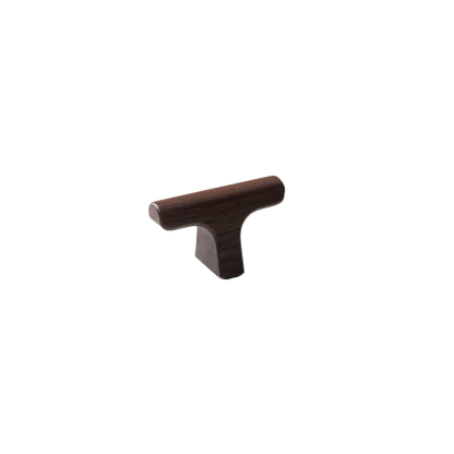 Momo Hinoki Wood T Knob 60mm in Walnut
