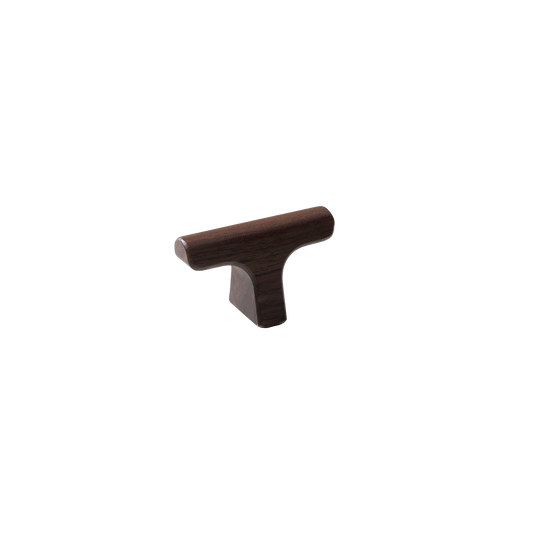 Momo Hinoki Wood T Knob 60mm in Walnut