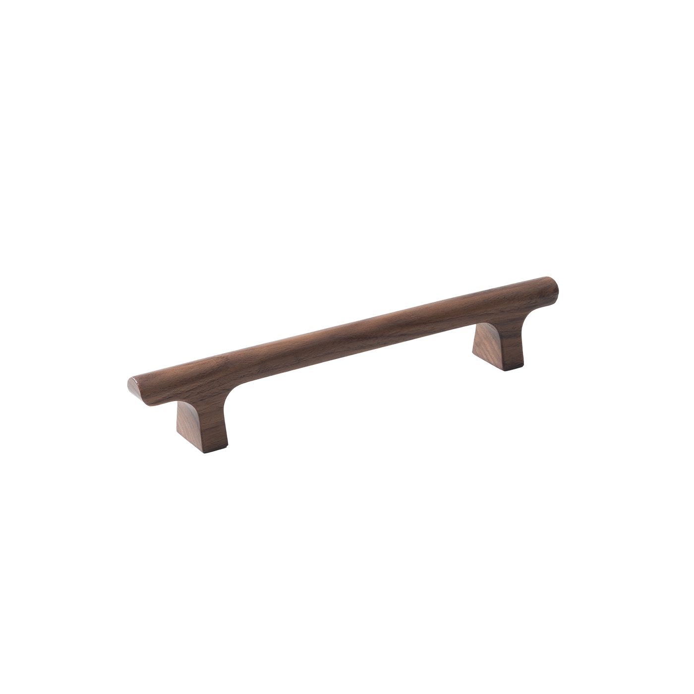 Momo Hinoki Wood D Handle 160mm in Walnut
