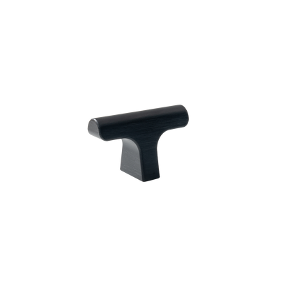 Momo Hinoki T Knob 60mm in Brushed Black
