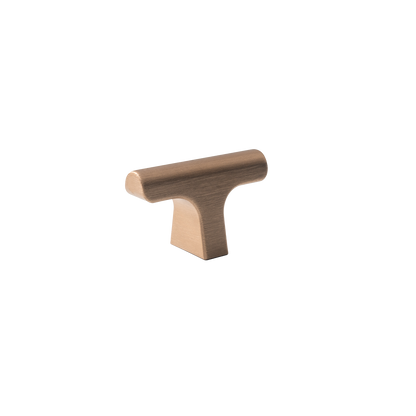 Momo Hinoki T Knob 60mm in Dark Brushed Brass