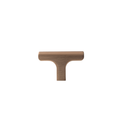 Momo Hinoki T Knob 60mm in Dark Brushed Brass (1)