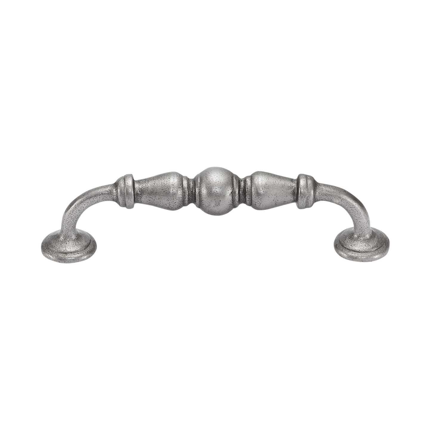 Momo Bordeaux D Handle 128mm In Pewter (1)