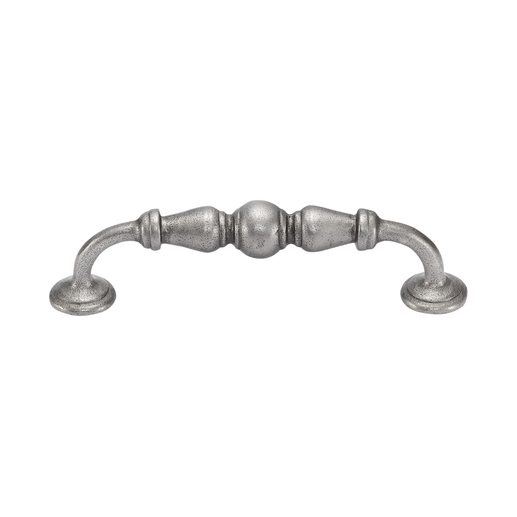 Momo Bordeaux D Handle 128mm In Pewter (1)