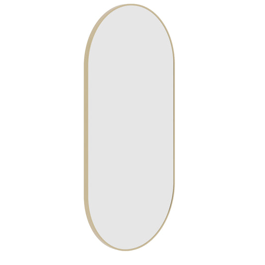 Havana Pill Gold Framed Mirror