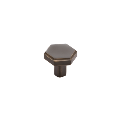 Momo Hendrix Round Knob 32mm in Antique Brass