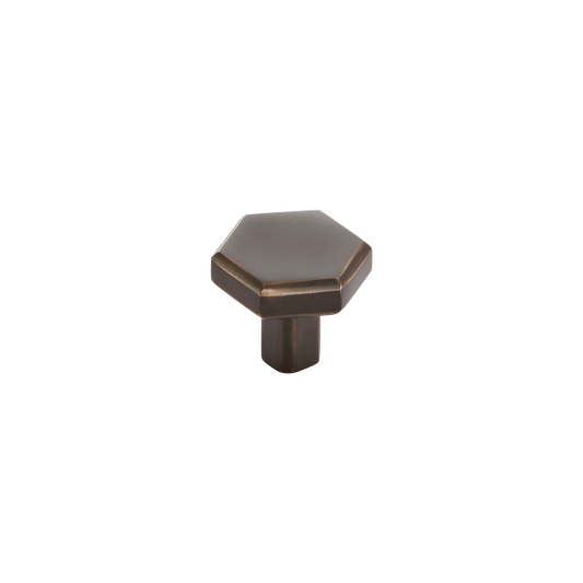 Momo Hendrix Round Knob 32mm in Antique Brass