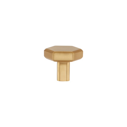 Momo Hendrix Round Knob 32mm in Brushed Satin Brass (1)