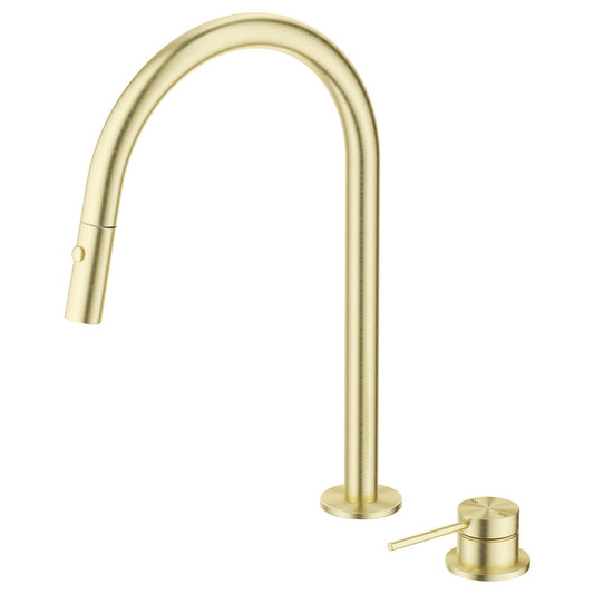 Bella Vista Mica Pull-Out Hob Mixer Set French Gold
