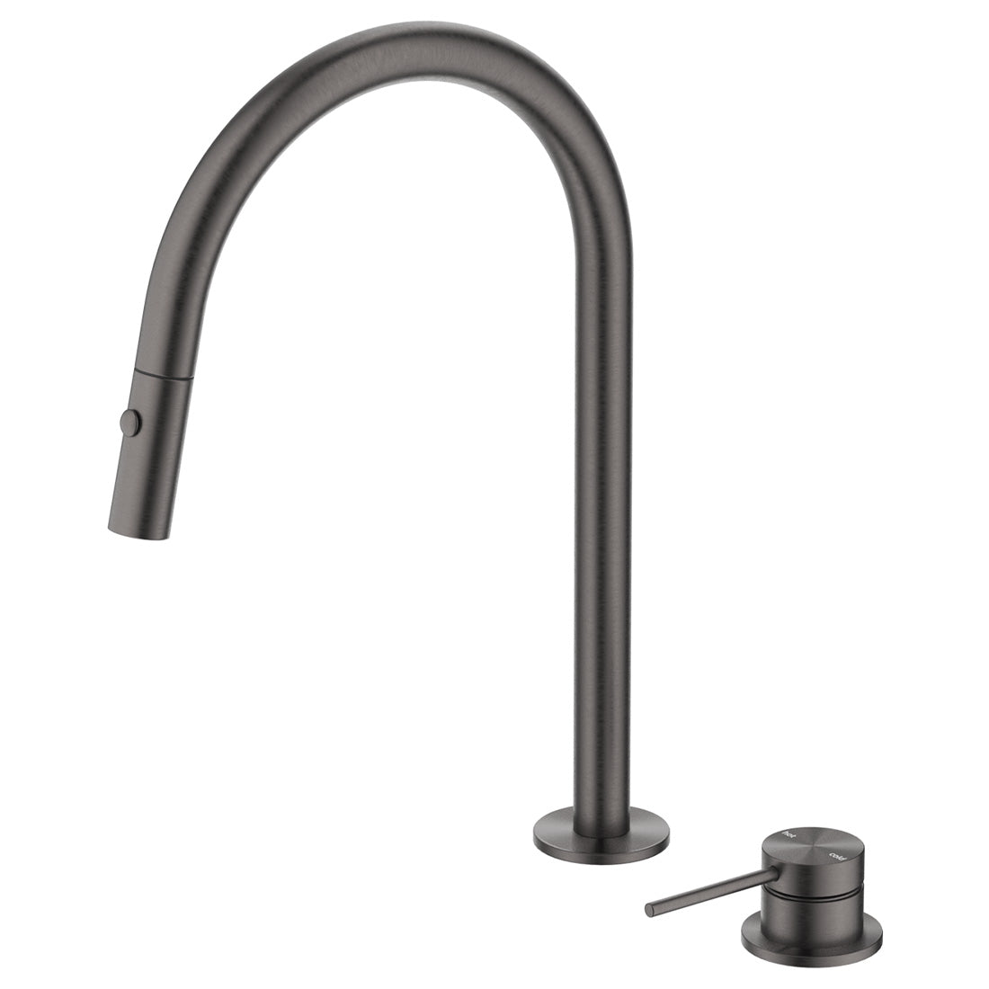 Bella Vista Mica Pull-Out Hob Mixer Set Gunmetal