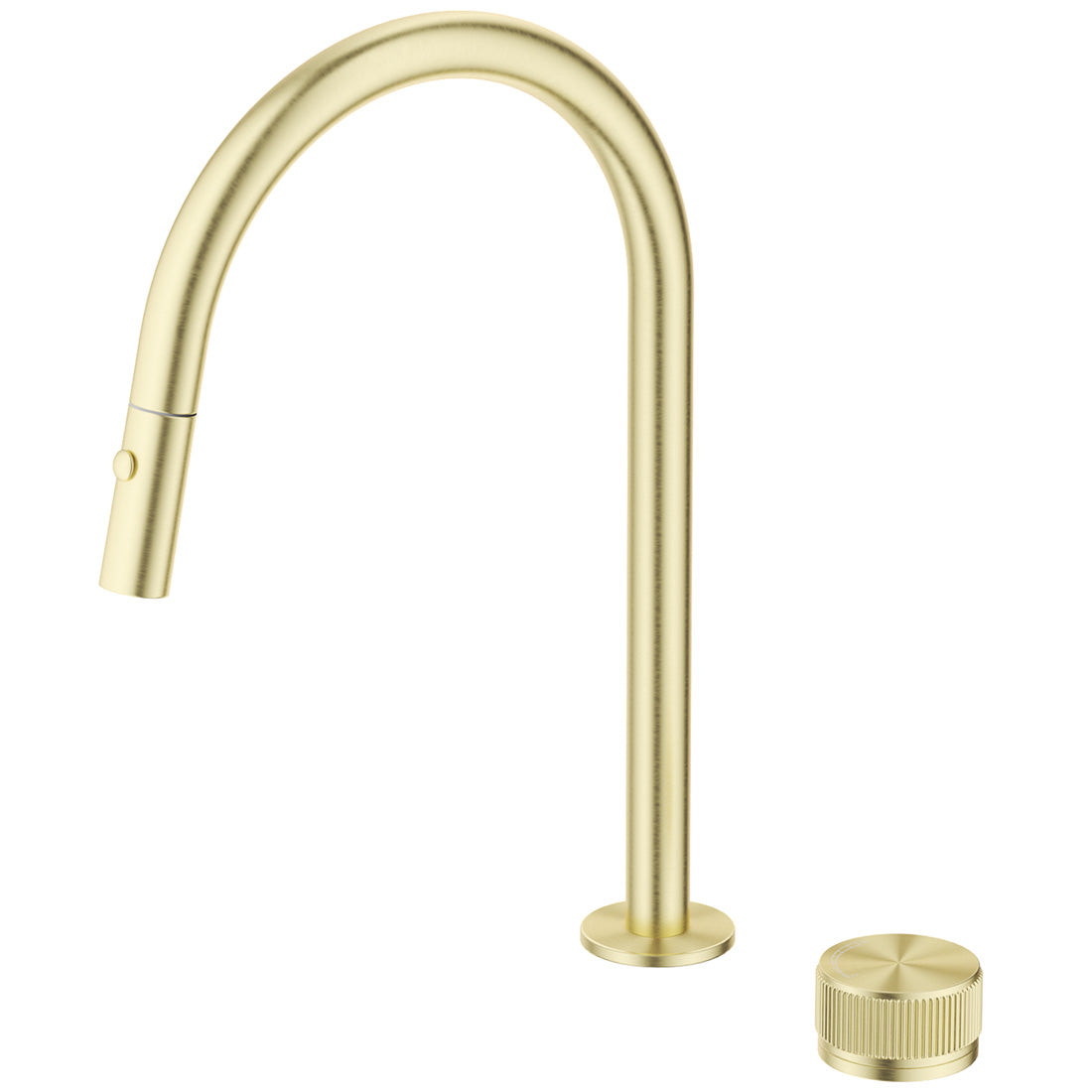 Bella Vista Mica Fluted Pull-Out Hob Mixer Set French Gold