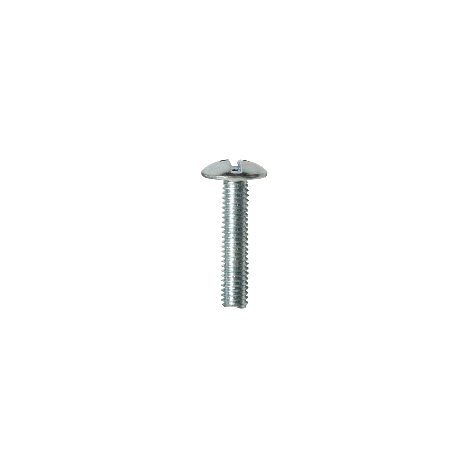Handle Screws, Raised Head Phillips, Slotted Combination Drive, M4 x 22mm, Box of 100 in Zinc Plated