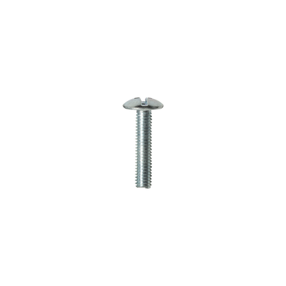 Handle Screws, Raised Head Phillips, Slotted Combination Drive, M4 x 22mm, Box of 100 in Zinc Plated