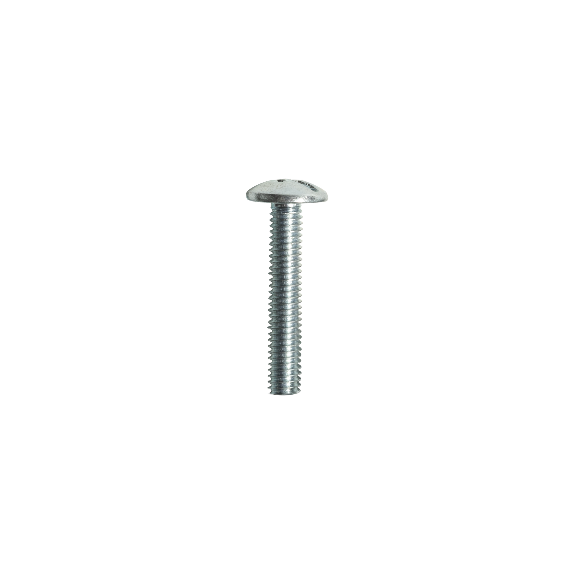 Handle Screws, Raised Head Phillips, Slotted Combination Drive, M4 x 25mm, Box of 100 in Zinc Plated